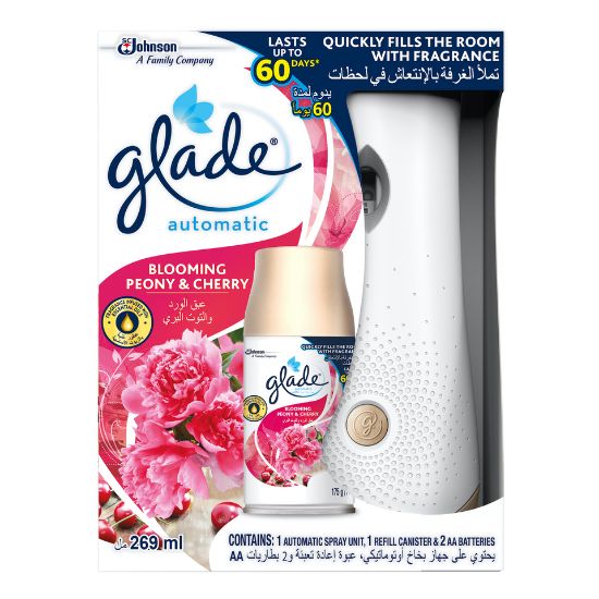 Picture of Glade Automatic Spray Unit Set Blooming Peony And Cherry 269ml