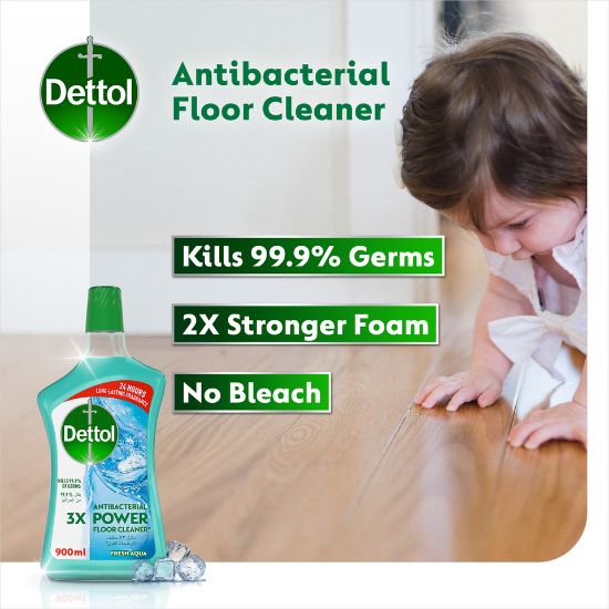 Picture of Dettol Fresh Aqua Antibacterial Power Floor Cleaner 900ml