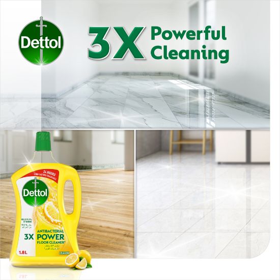 Picture of Dettol Lemon Antibacterial Power Floor Cleaner 1.8Litre