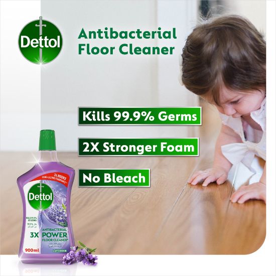 Picture of Dettol Lavender Antibacterial Power Floor Cleaner 900ml