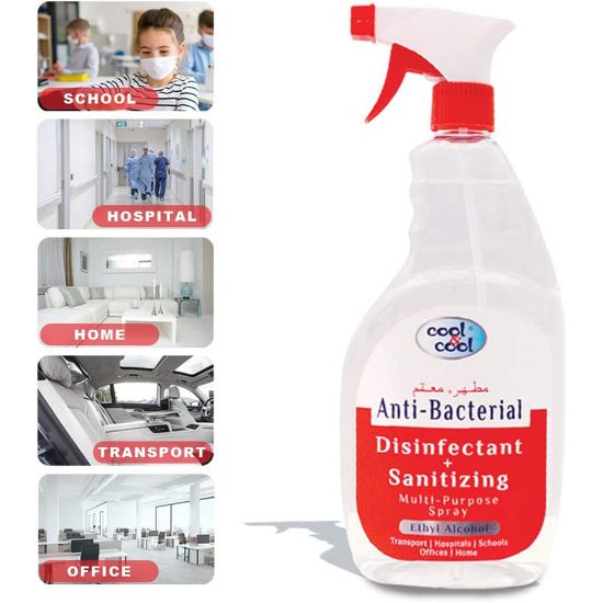 Picture of Cool &Cool Anti-Bacterial Disinfectant + Sanitizing Multi-Purpose Spray 750 ml