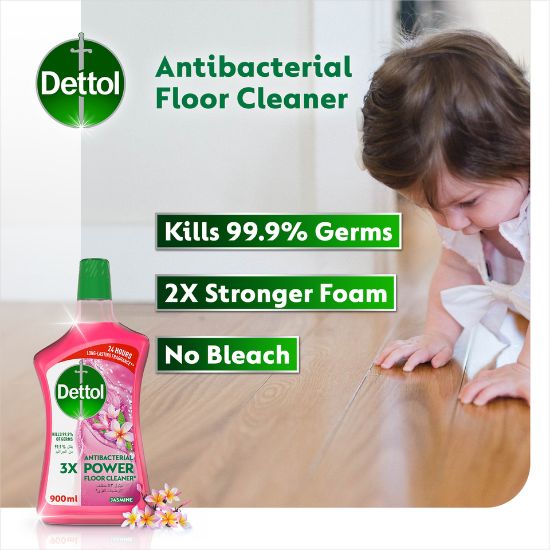 Picture of Dettol Jasmine Antibacterial Power Floor Cleaner 900ml