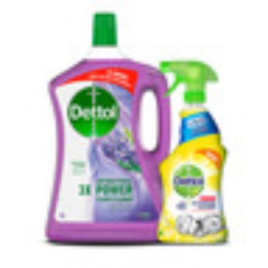 Picture of Dettol Floor Cleaner Lavender 3Litre + All Purpose Cleaner 500ml