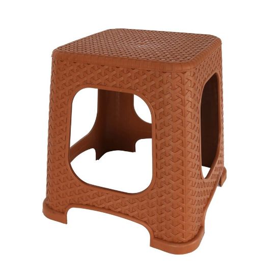 Picture of Ozgen Small Rattan Stool 014 34cm Hight Assorted Colors