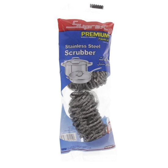 Picture of Suprex Premium Stainless Steel Scrubber 3pcs