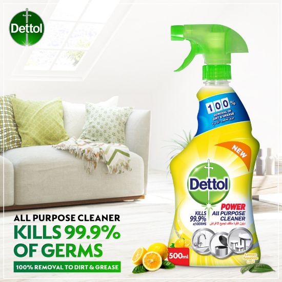 Picture of Dettol Lemon Healthy Home All Purpose Cleaner Trigger 500ml