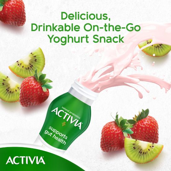 Picture of Activia Go Drinkable Yoghurt Kiwi & Strawberry 280ml(N)