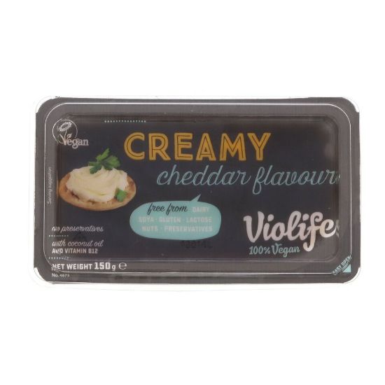 Picture of Violife Vegan Creamy Cheddar Flavour 150g