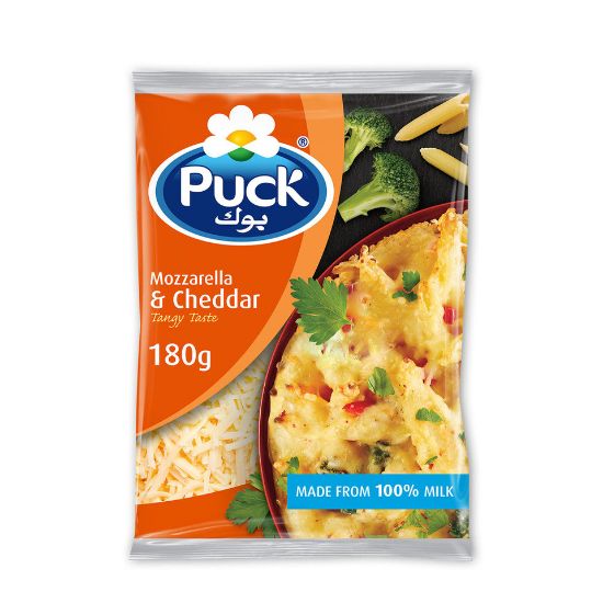 Picture of Puck Cheese Mozzarella & Cheddar Shredded Mix 180g