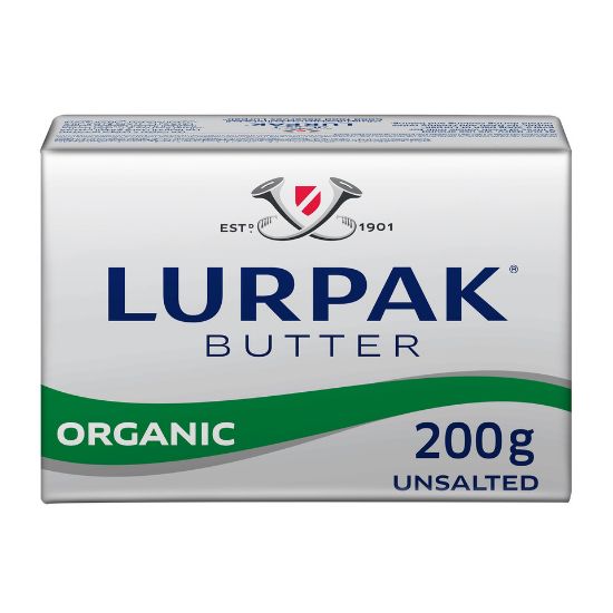 Picture of Lurpak Organic Butter Block Unsalted 200g