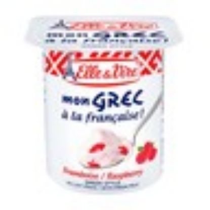 Picture of Elle & Vire Greek Fruit Yogurt Raspberry 125g(N)