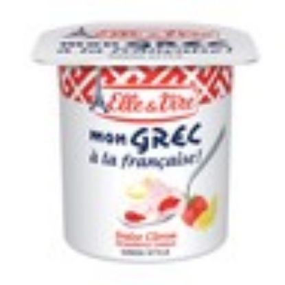 Picture of Elle & Vire Greek Fruit Yogurt Strawberry & Lemon 125g(N)