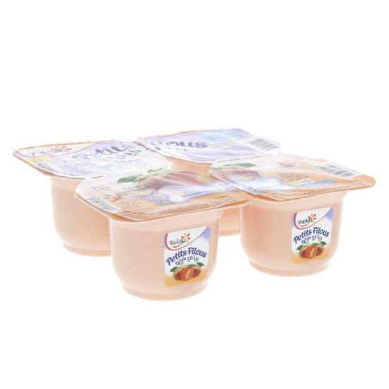 Picture of Yoplait Petit Filous Peach Flavoured Yoghurt 50g x 4pcs(N)