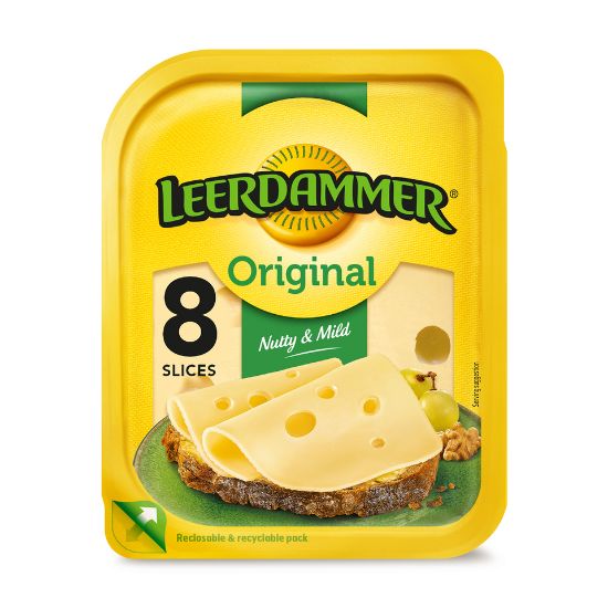 Picture of Leerdammer Original Cheese Slices 8 Slices 160g