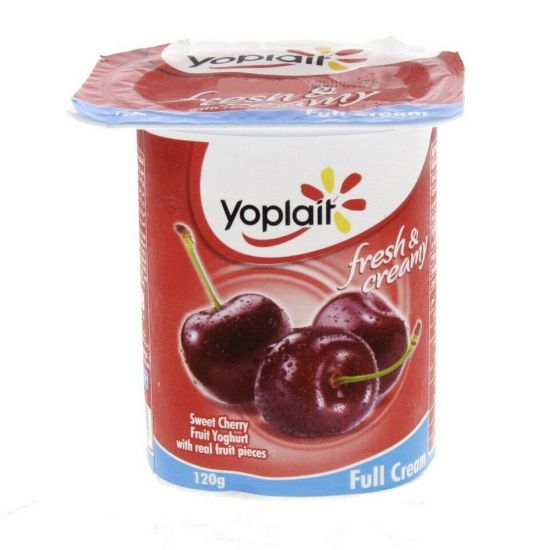 Picture of Yoplait Sweet Cherry Fruit Yoghurt Full Cream 120g(N)