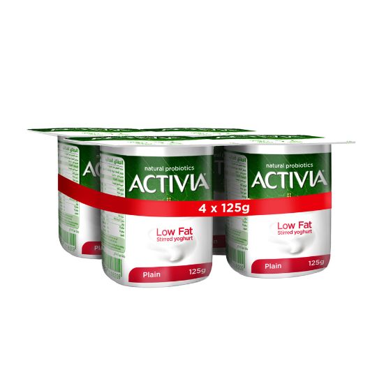 Picture of Activia Stirred Yoghurt Low Fat Plain 125g(N)