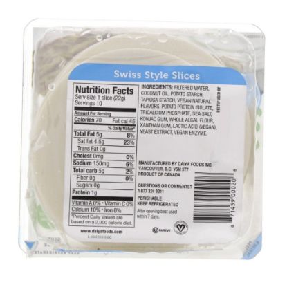 Picture of Daiya Swiss Style Slices 220g