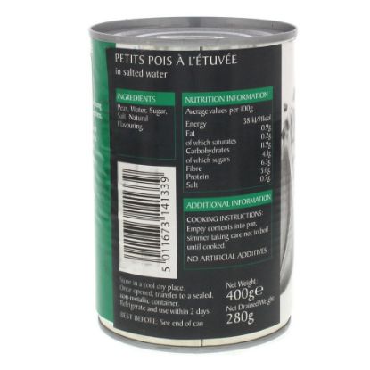 Picture of Epicure Petits Pois A L'Etuvee In Salted Water 400g(N)