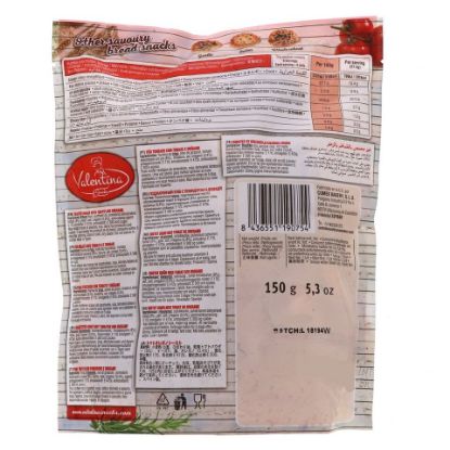 Picture of Valentina Delicious Bread Snacks With Tomato And Oregano 150g