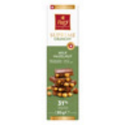 Picture of Frey Supreme Crunchy Hazelnut Milk Chocolate Bar 85 g(N)