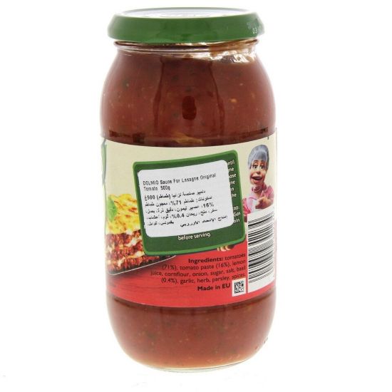 Picture of Dolmio Sauce For Lasagne Original Tomato 500g(N)