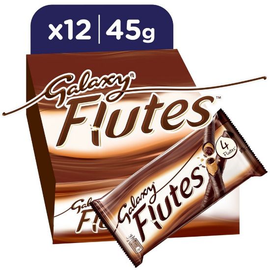 Picture of Galaxy Flutes Chocolate Fingers 45g(N)