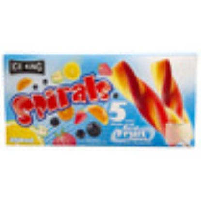 Picture of Ice King Spirals Real Frit Juice Water Ice Lollies 350ml