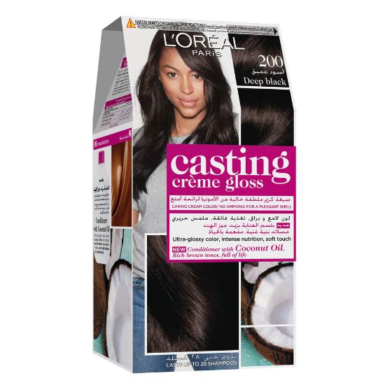 Picture of L'Oreal Paris Casting Creme 200 Gloss Deep Black 1pkt