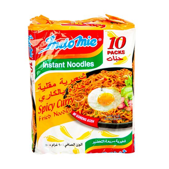 Picture of Indomie Spicy Curry Fried Instant Noodles Value Pack 20 x 90g(N)