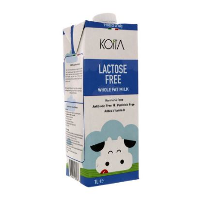 Picture of Koita Whole Fat Milk Lactose Free 1Litre(N)