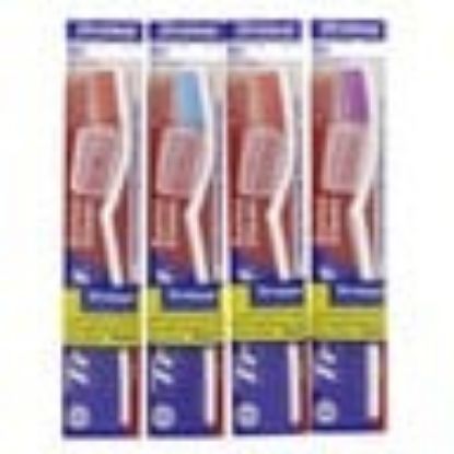 Picture of Trisa Swiss Clean Original Tooth Brushes Medium 4Pcs Assorted Colours