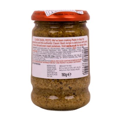 Picture of Sacla Classic Basil Pesto 190g