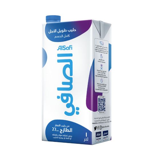 Picture of Al Safi UHT Milk Full Fat 4 x 1Litre(N)