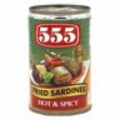 Picture of 555 Fried Sardines Hot & Spicy 155g