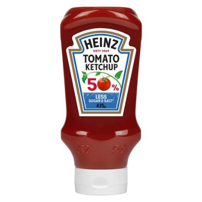 Picture of Heinz Less Sugar and Salt Tomato Ketchup 435g