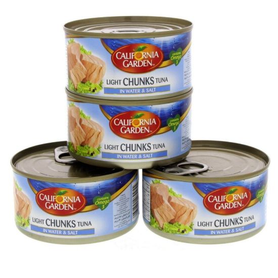 Picture of California Garden Light Meat Tuna Chunk In Water And Salt 4 x 170 g