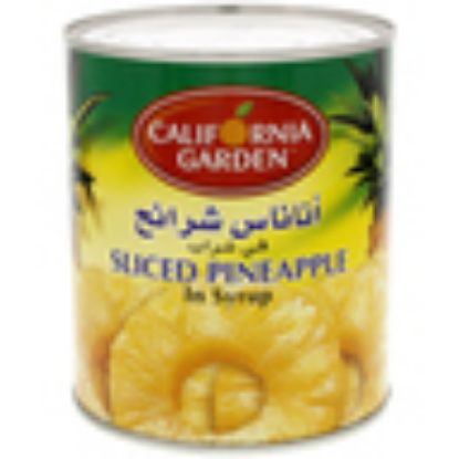 Picture of California Garden Canned Pineapple Slices In Light Syrup 850g(N)