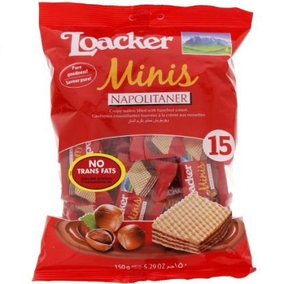 Picture of Loacker Minis Napolitaner 10g x 15pcs (150g)