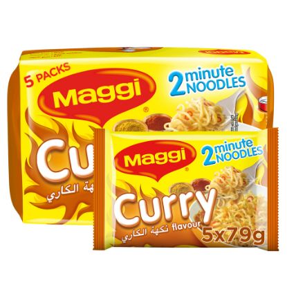 Picture of Maggi 2 Minutes Curry Noodles 5 x 79g(N)