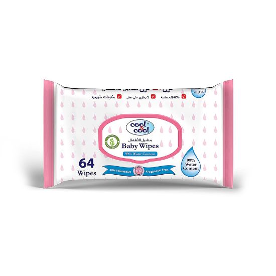 Picture of Cool & Cool Baby Wipes Ultra Sensitive 64pcs