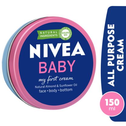 Picture of Nivea Baby Natural Almond And Sunflower Oil Cream 150ml