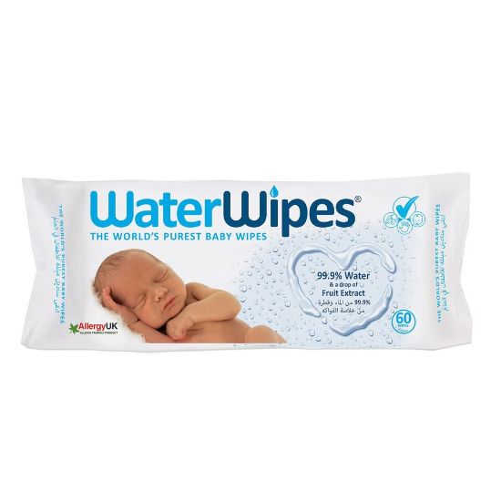 Picture of Water Wipes Fruit Extract Baby Wipes 60pcs