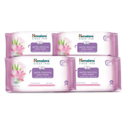 Picture of Himalaya Baby Wipes Gentle Cleansing 56pcs 2+2