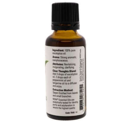 Picture of Now Essential Oil Eucalyptus 30ml