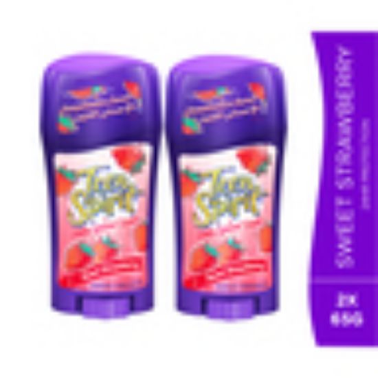 Picture of Mennen Lady Speed Stick Teen Spirit Antiperspirant Deodorant Sweet Strawberry 2 x 65g