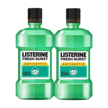 Picture of Listerine Mouthwash Antiseptic Fresh Burst 2 x 500ml