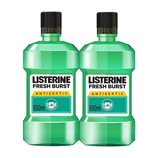 Picture of Listerine Mouthwash Antiseptic Fresh Burst 2 x 500ml