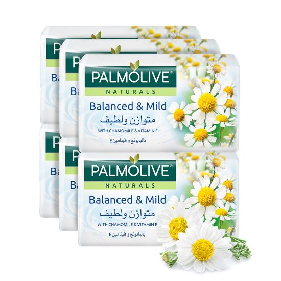 Picture of Palmolive Naturals Bar Soap Chamomile and Vitamin E 170g 5+1(N)