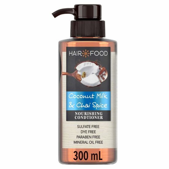 Picture of Hair Food Nourishing Smoothing Treatment Conditioner With Coconut Milk & Chai Spice Sulfate Free 300ml