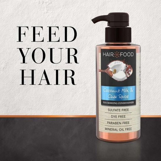 Picture of Hair Food Nourishing Smoothing Treatment Conditioner With Coconut Milk & Chai Spice Sulfate Free 300ml